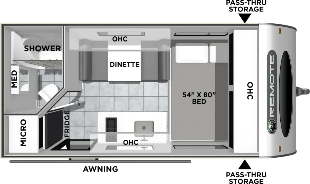 2027 Coachmen Remote 14R floor plan