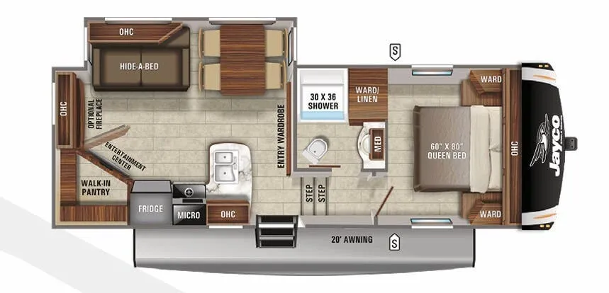 Jayco Eagle HT 24RE floor plan