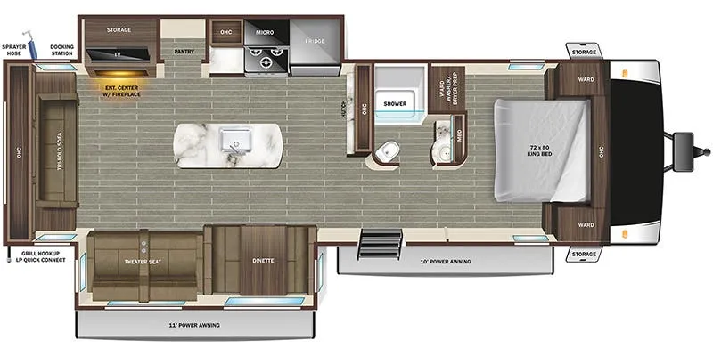 2024 Starcraft GSL 290RLS - Floor plan