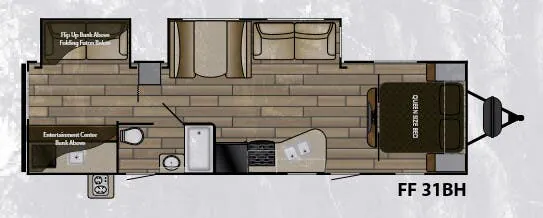 Cruiser RV Fun Finder 31 BH floor plan