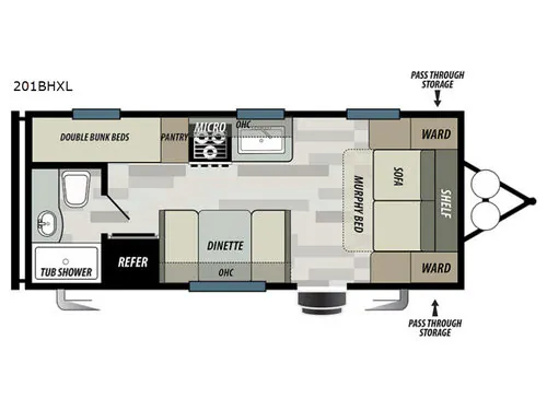2019 Forest River Wildwood X-Lite 201BHXL, Photos photo 2