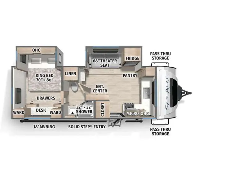 2026 Forest River Solaire 2300FKBS - Photo 3