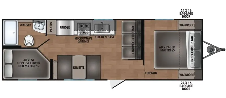 Shasta I-5 5 526BH floor plan