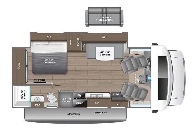 Entegra Coach Odyssey 24B floor plan