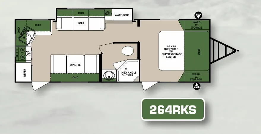 Forest River Surveyor 264RKS exterior