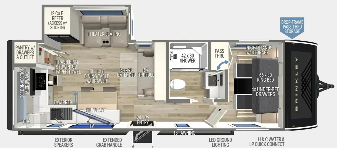 2027 Brinkley Model I 275 - Floor plan
