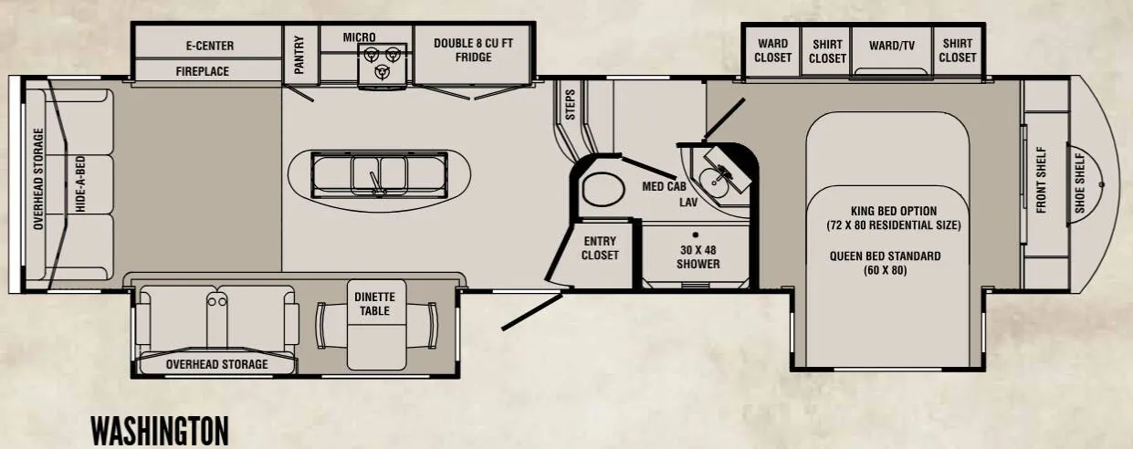 CrossRoads Rushmore WASHINGTON floor plan