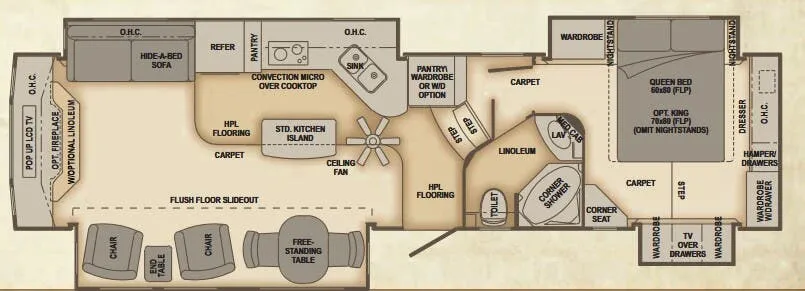Carriage Carri-Lite 36SBQ floor plan