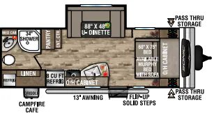 Venture RV Sonic SN220VRB floor plan