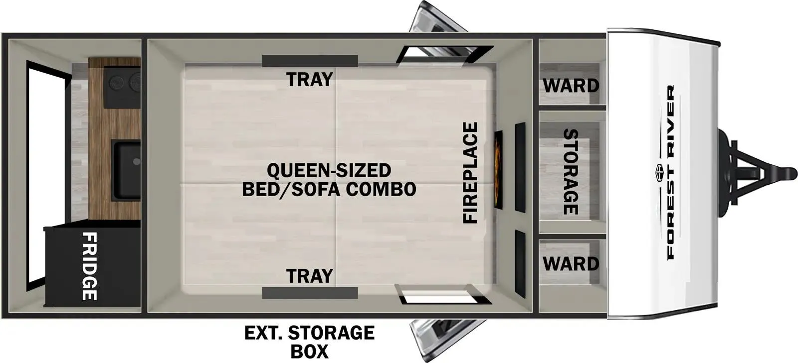 Forest River IBEX Beast Mode 10RK floor plan