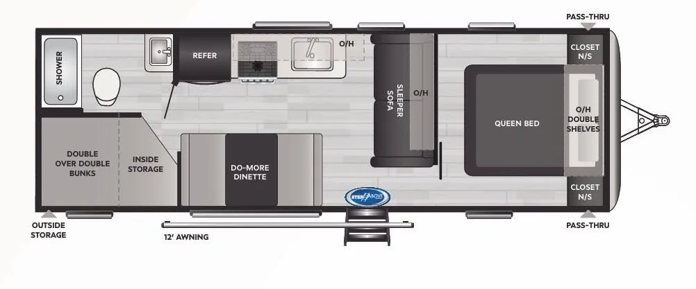 Keystone Springdale 260TBWE floor plan