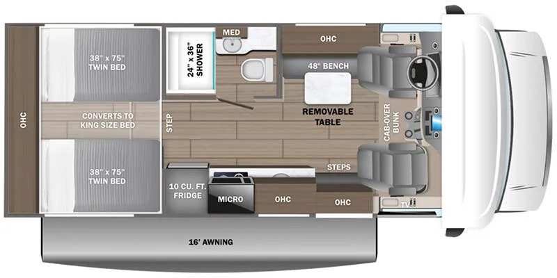 Entegra Coach Odyssey SE 22T floor plan