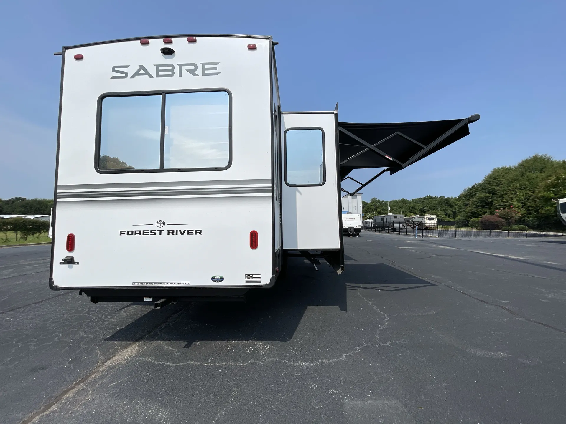 2027 Forest River Sabre 36FLX — backside