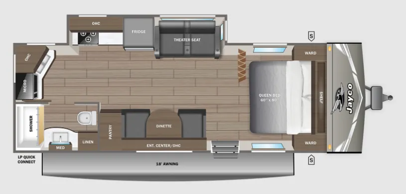 2027 Jayco Jay Flight 225MLSW - Floor plan