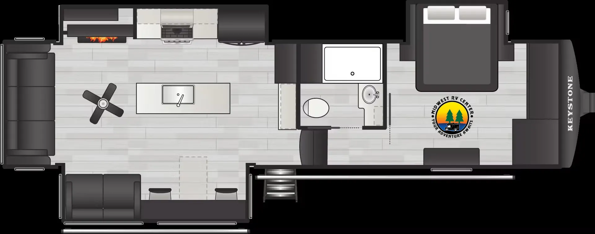 2026 Keystone HC Montana 290RL - Floor plan