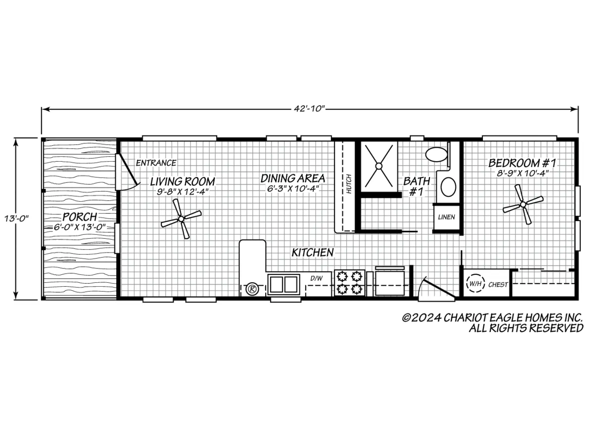 Chariot Eagle Hawk Classic THE WEDGE 13431S floor plan