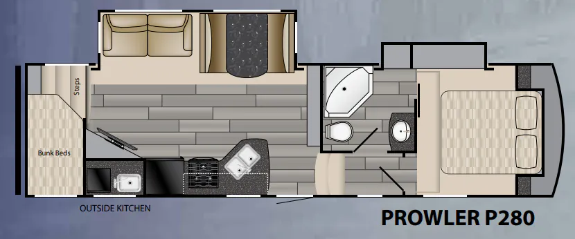 Heartland Prowler P280 floor plan