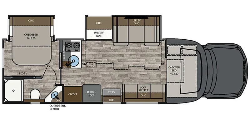 2025 Renegade RV Veracruz 32VDS - Floor plan