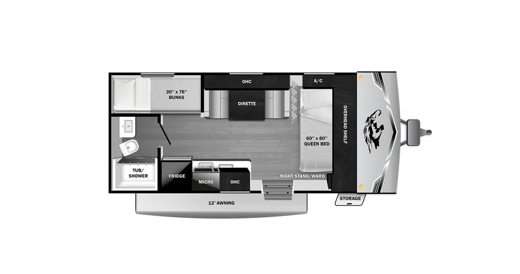 2027 Open Range Open Range Colt 18BH floor plan