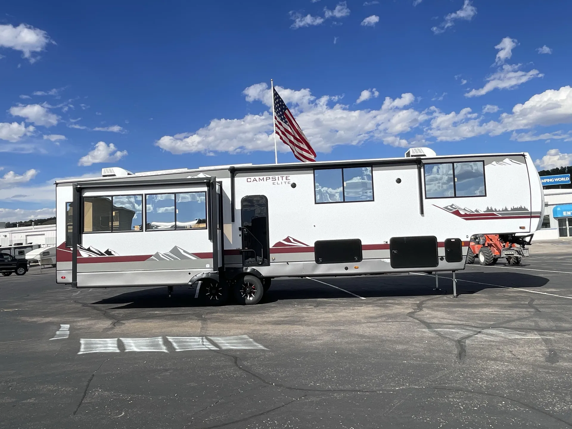 2027 Forest River Campsite Elite 36RF — backside