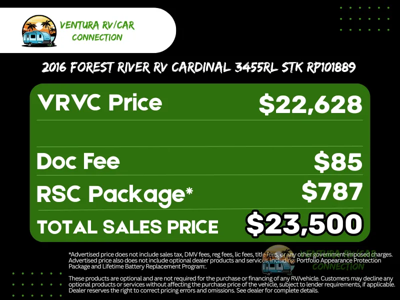 2016 Forest River Cardinal 3455RL - Photo 3