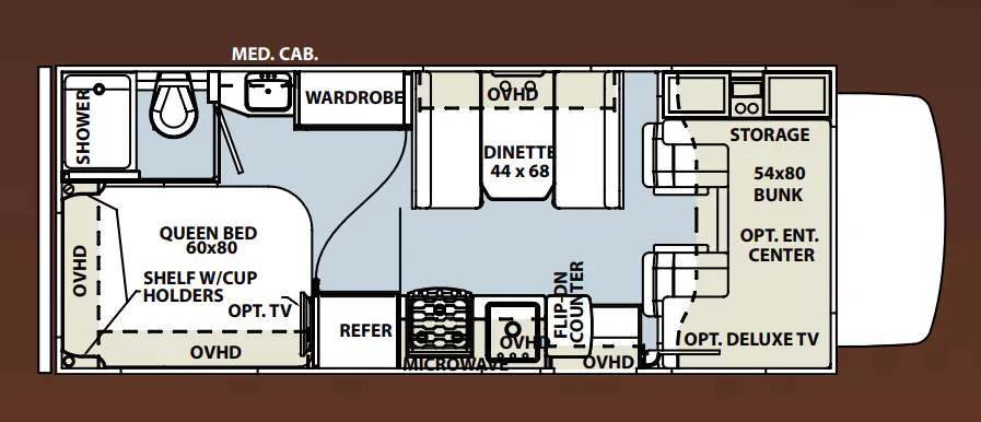 Forest River Forester 2301 floor plan