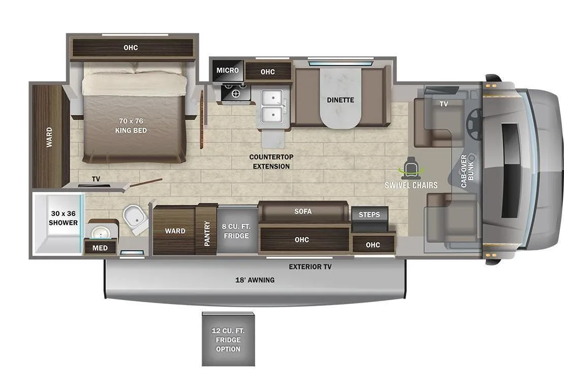 Entegra Coach Esteem 27U floor plan