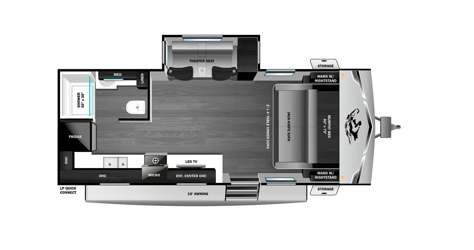 Highland Ridge Range Lite 200MLM floor plan