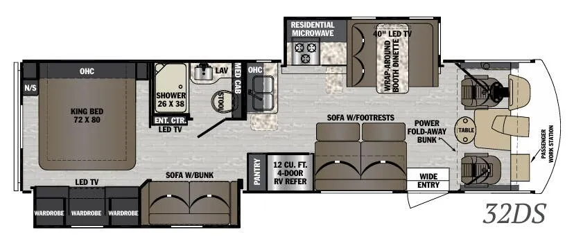 Forest River FR3 32DS floor plan