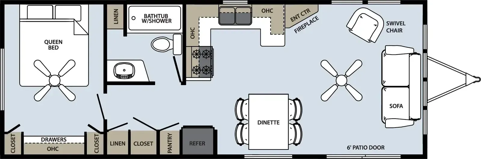 Forest River Quailridge Summit Canada 38FLA-C-S floor plan