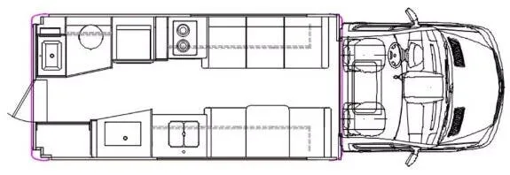 Chinook RV Maverick SS floor plan