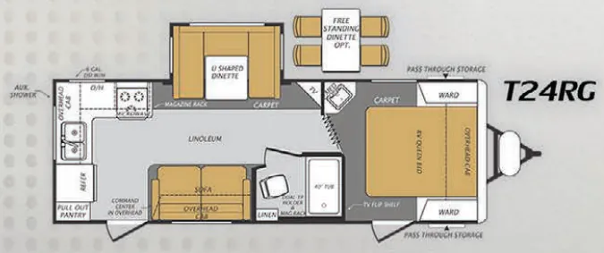 Forest River Wildcat Maxx 24RG floor plan