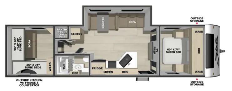 Coachmen Shasta I-5 5 530BQB floor plan