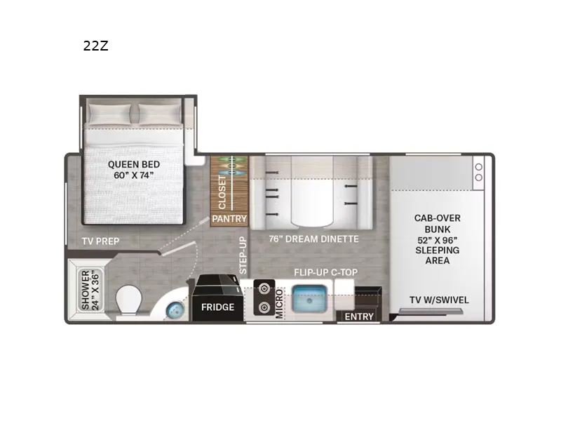 2026 Thor Motor Coach Chateau 22Z - Photo 3