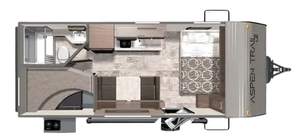 Dutchmen Aspen Trail LE 1950BH floor plan