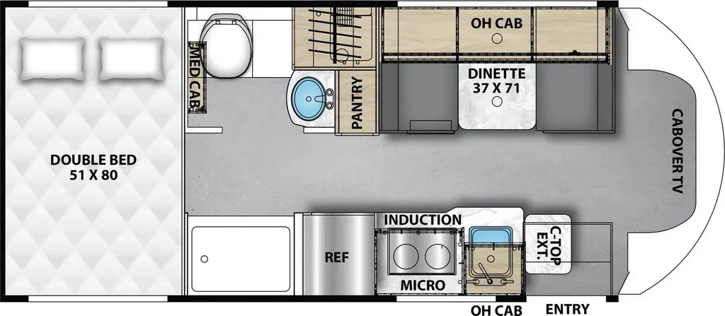 2026 Coachmen Cross Trail EV 20XG floor plan