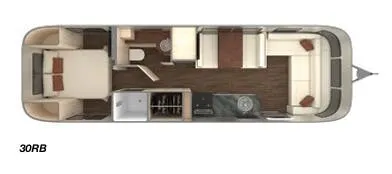 Airstream International Serenity 30RB floor plan