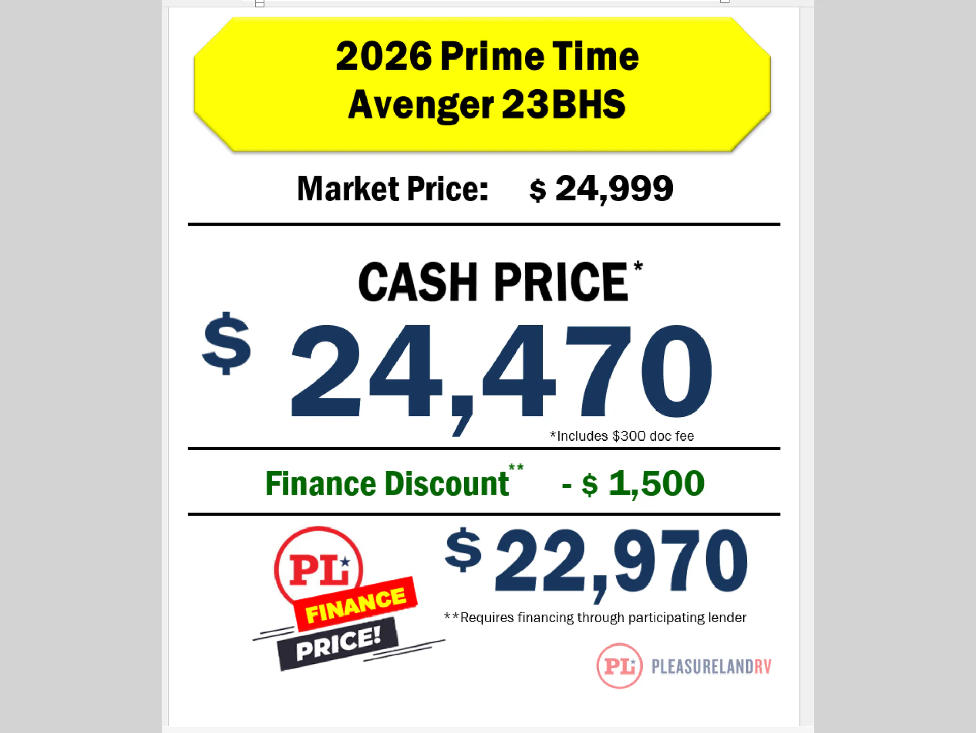 2026 Prime Time Avenger 23BHS - Photo 2