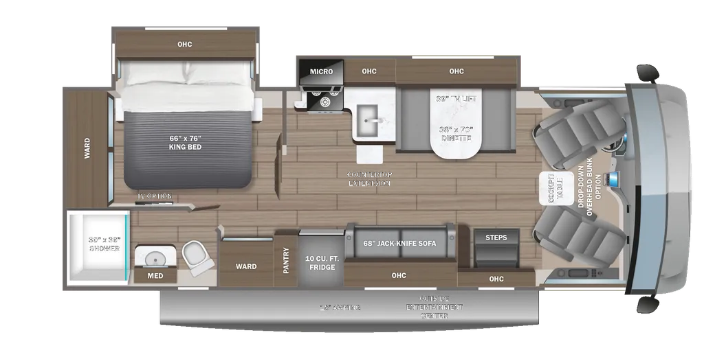 2026 Jayco Alante 27A floor plan