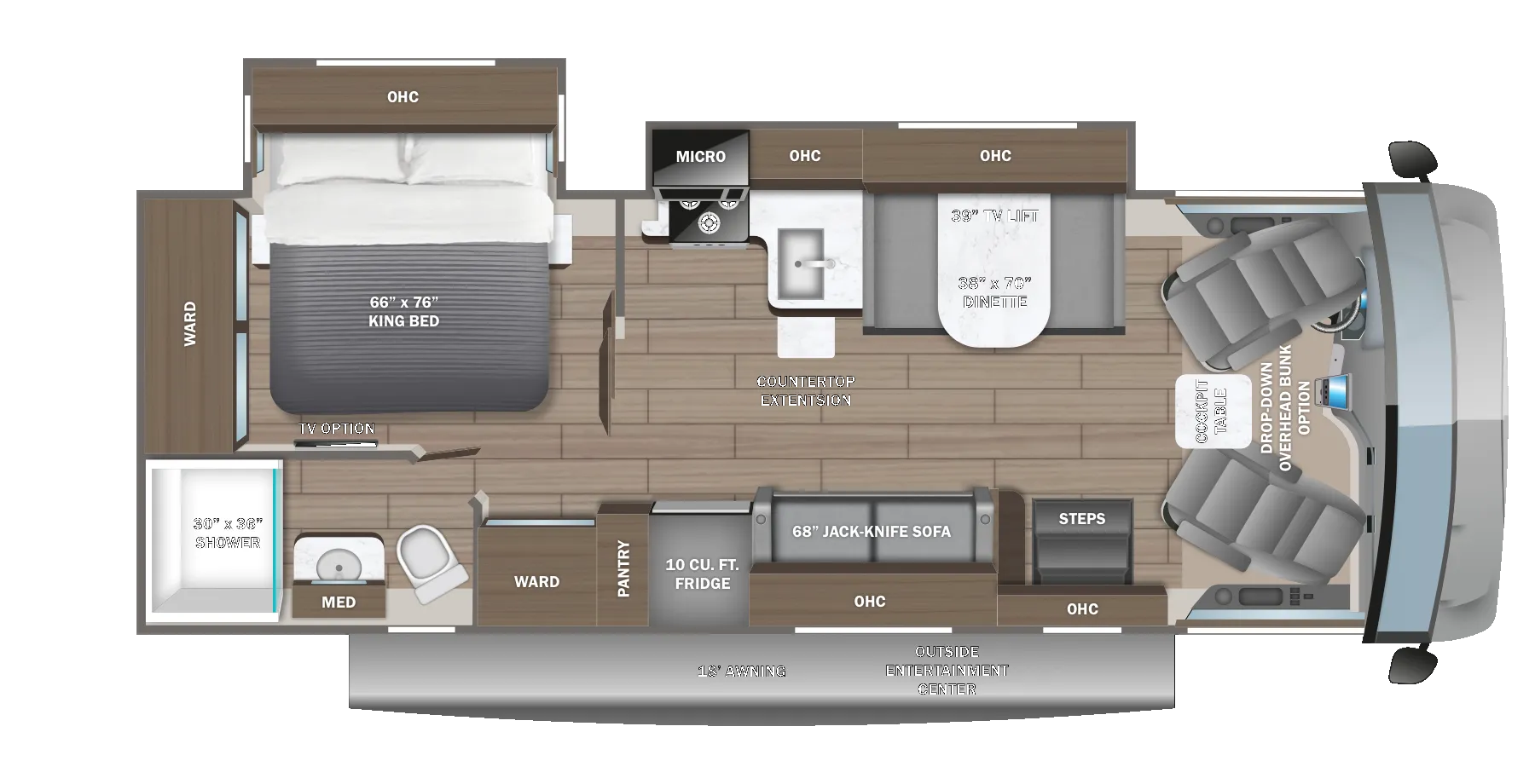 2026 Jayco Alante 27A - Floor plan