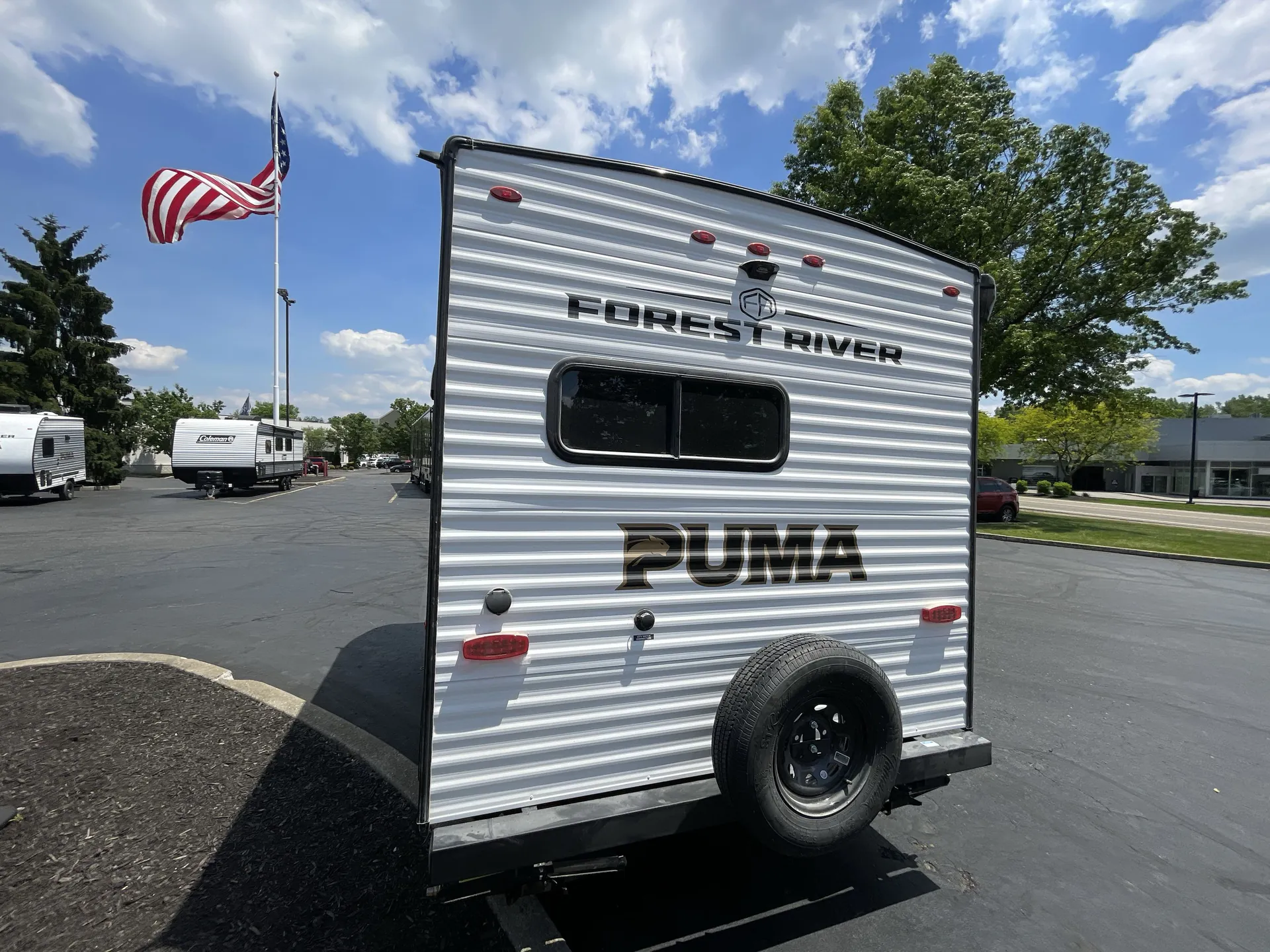 2027 Forest River Puma Camping Edition 121RKCE — backside