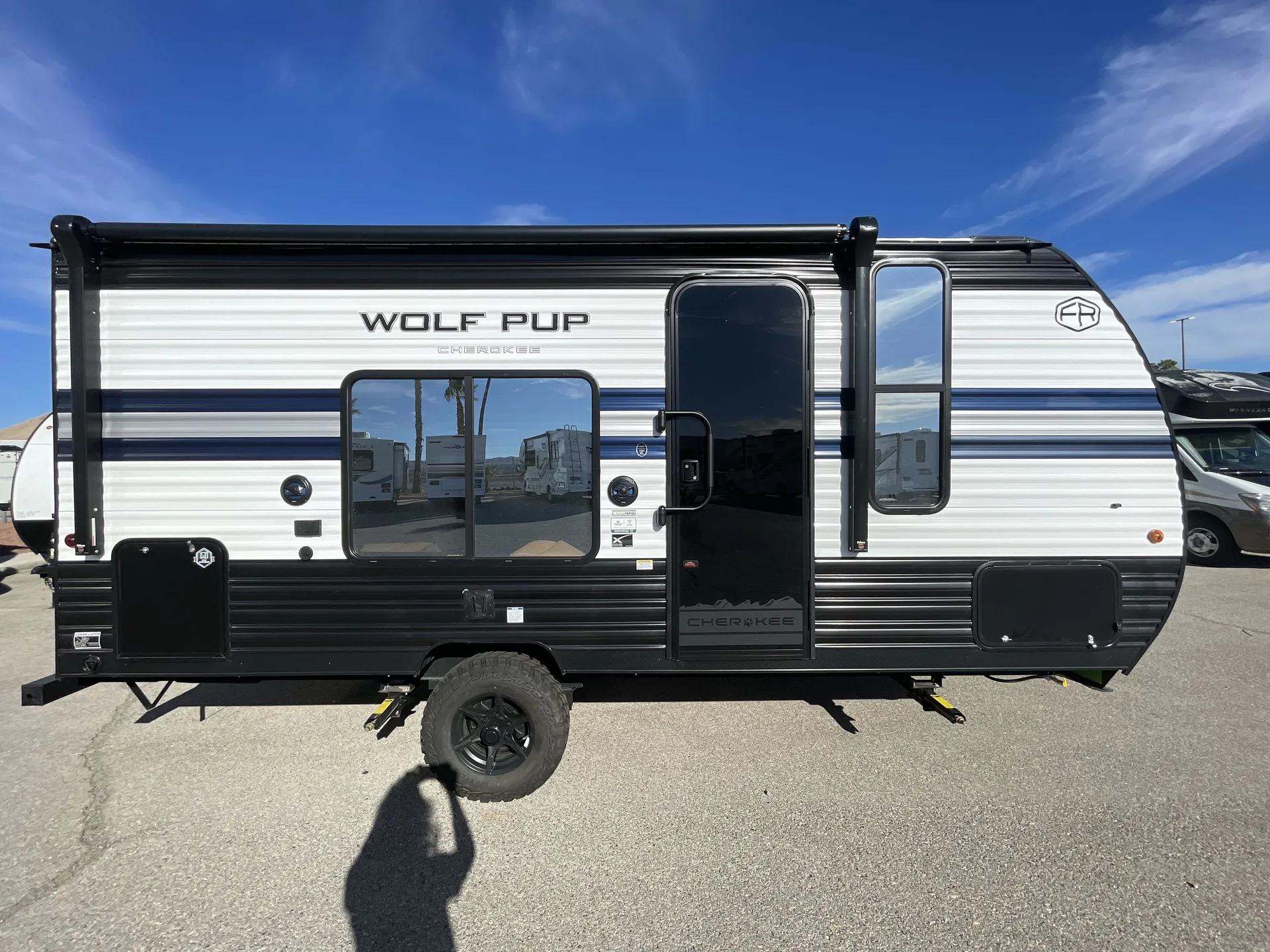 2027 Forest River Cherokee Wolf Pup 16FQW — campside