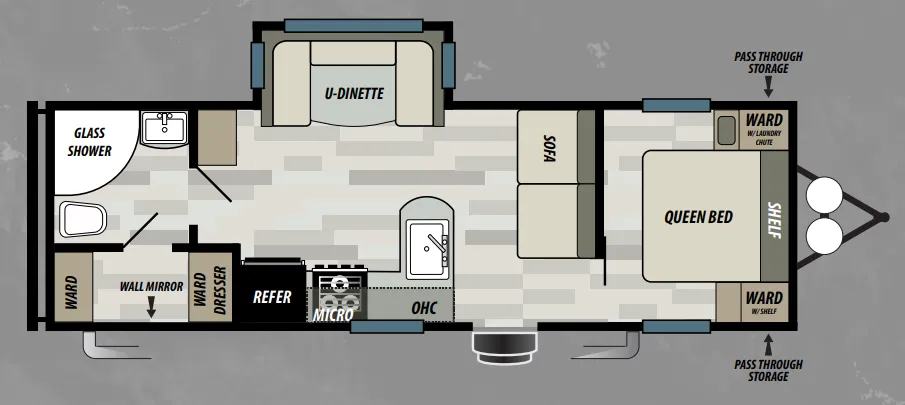 Forest River Sonoma 240RBS floor plan