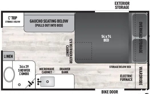 Forest River Viking 12.0TD Premier floor plan