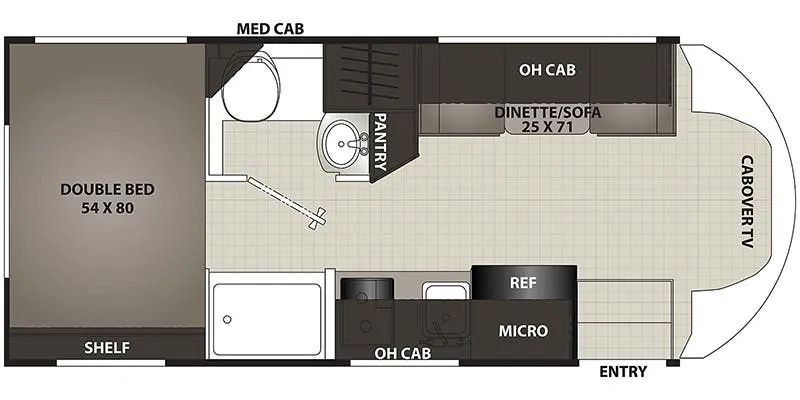 Coachmen Cross Trek 20XG floor plan