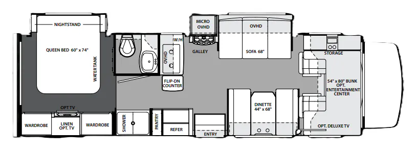 Forest River Forester 2861DS floor plan