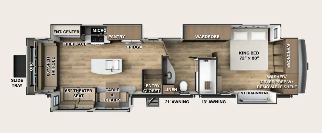 Forest River Flagstaff Elite Estate F393RL floor plan
