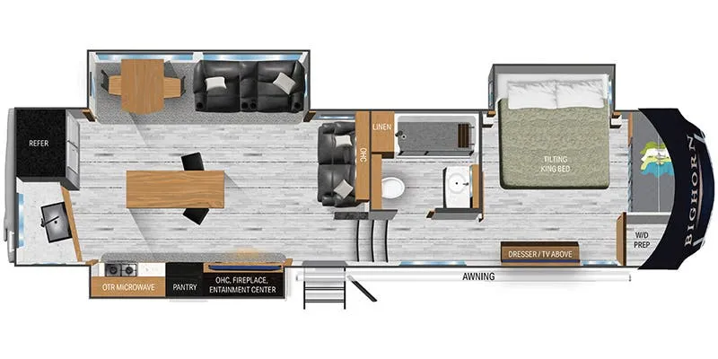 Heartland Bighorn BH 3120 RK floor plan