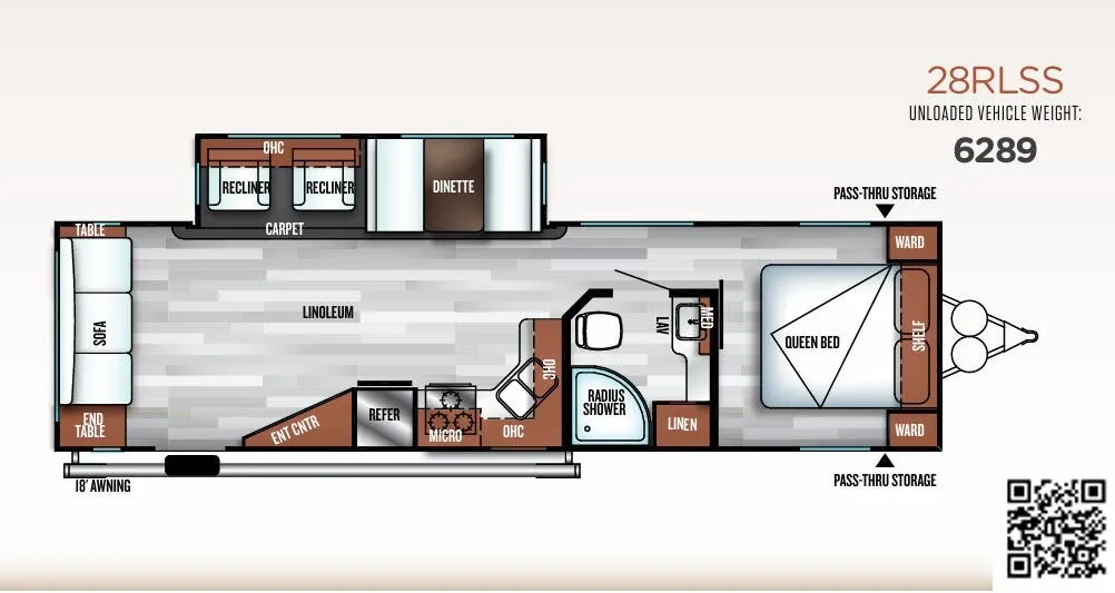Forest River Salem 28RLSS floor plan