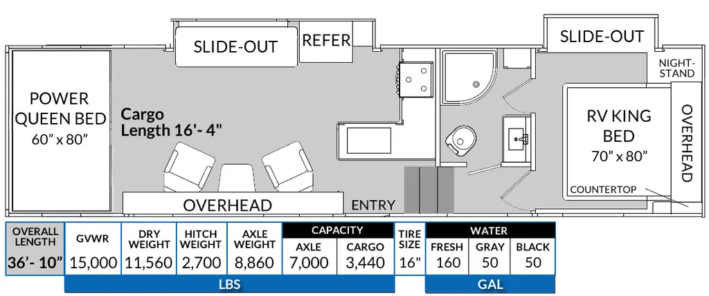 2026 Genesis Supreme Vortex 3016IKS floor plan